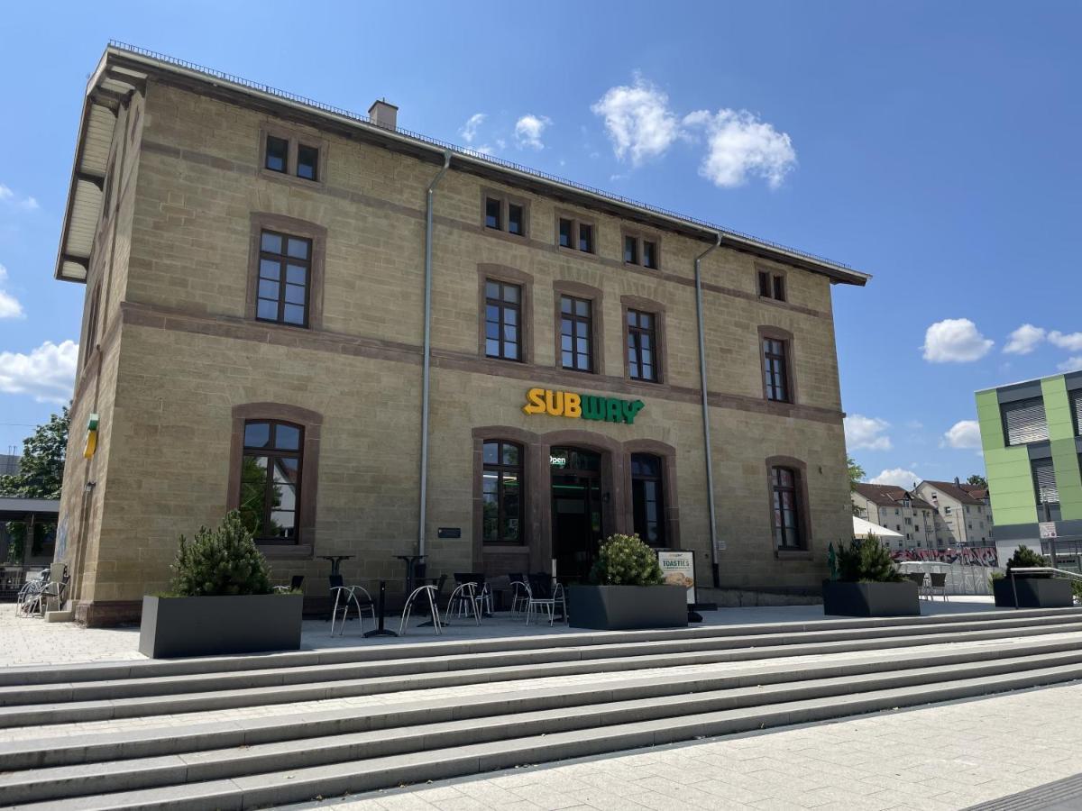 Hotel-Am-Bahnhof Stuttgart-Ditzingen Kültér fotó